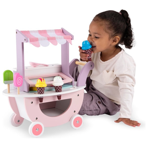 Wooden Ice Cream Trolley