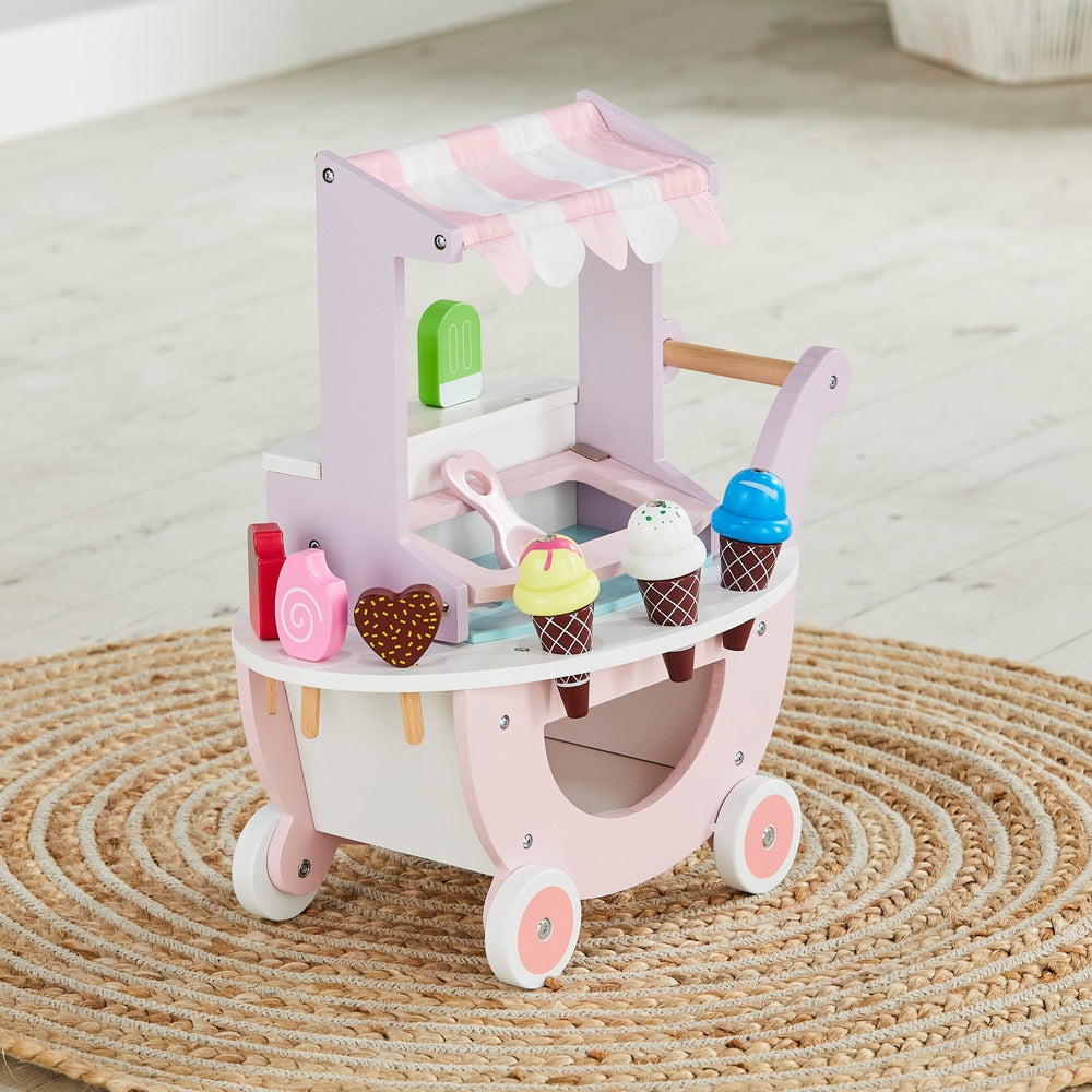 Wooden Ice Cream Trolley