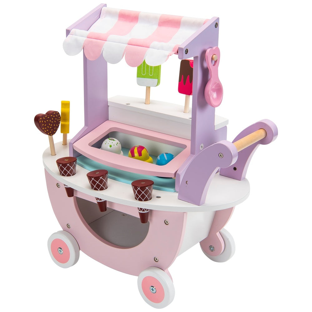 Wooden Ice Cream Trolley