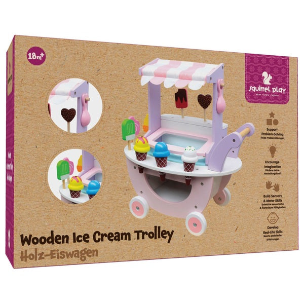 Wooden Ice Cream Trolley