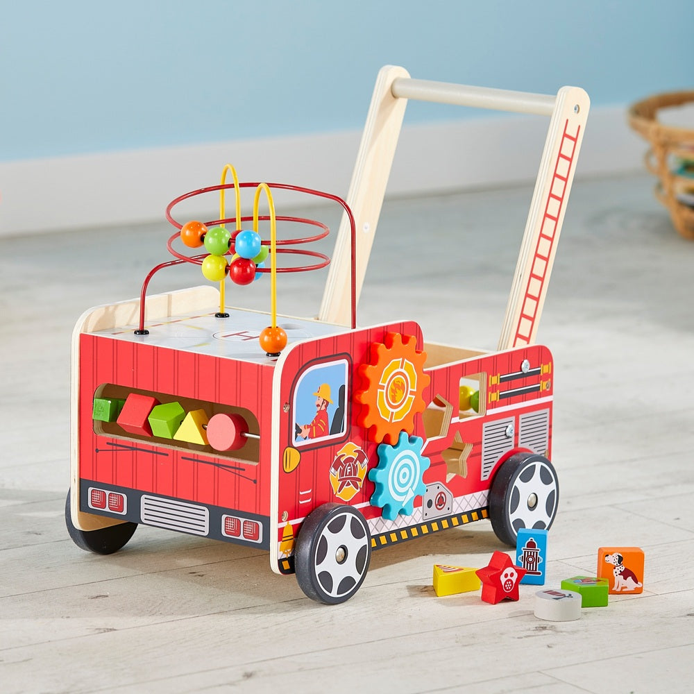 Wooden Fire Station Wagon