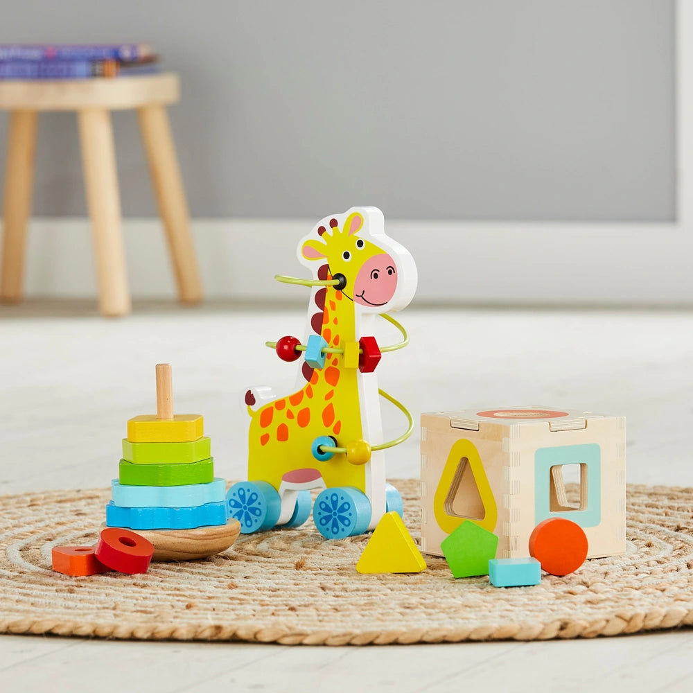 Squirrel Play 3 In 1 Wooden Gift Set