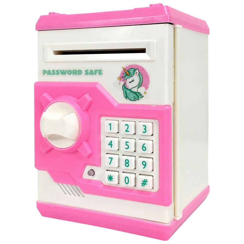 Password Money Safe Unicorn Pink