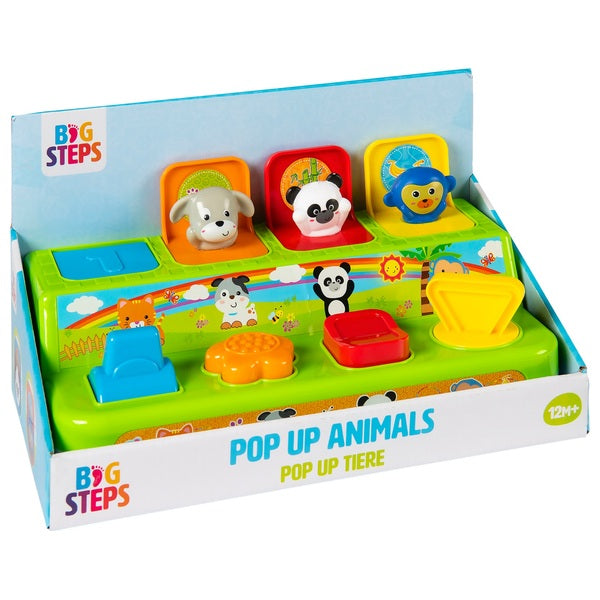 Big Steps Pop Up Animals