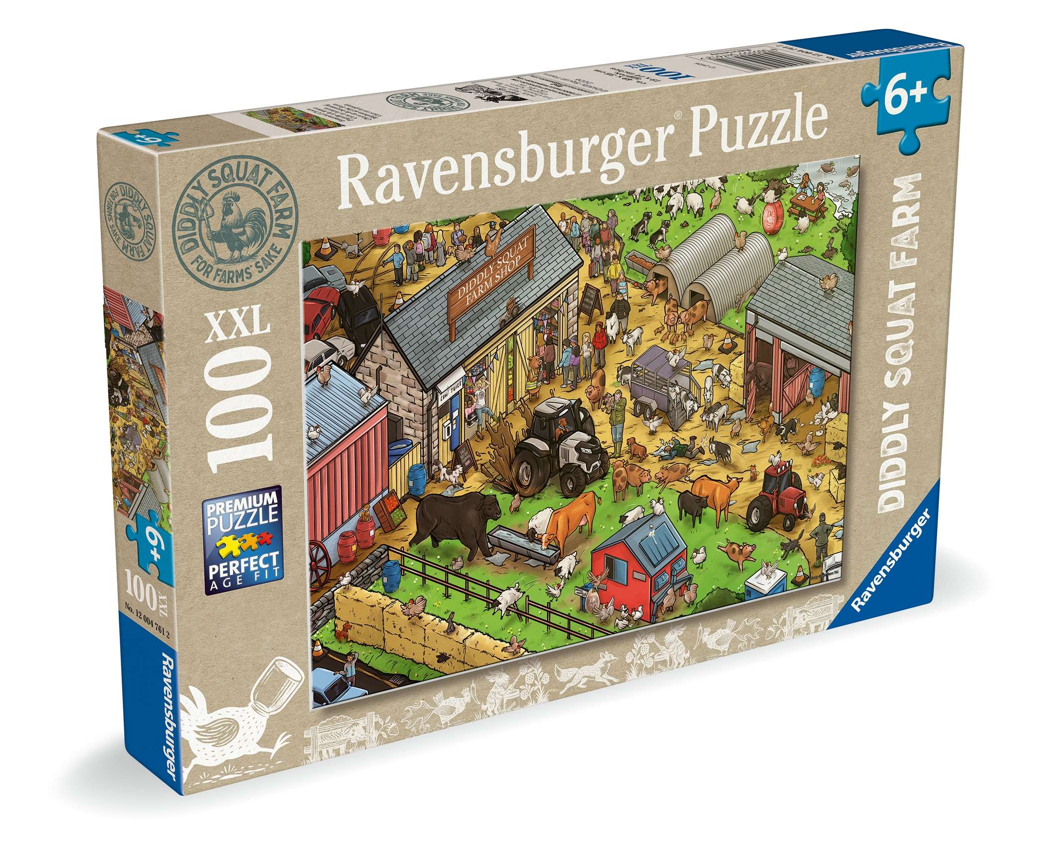 Ravensburger Diddly Squat Farm Xxl 100 Piece Jigsaw Puzzle