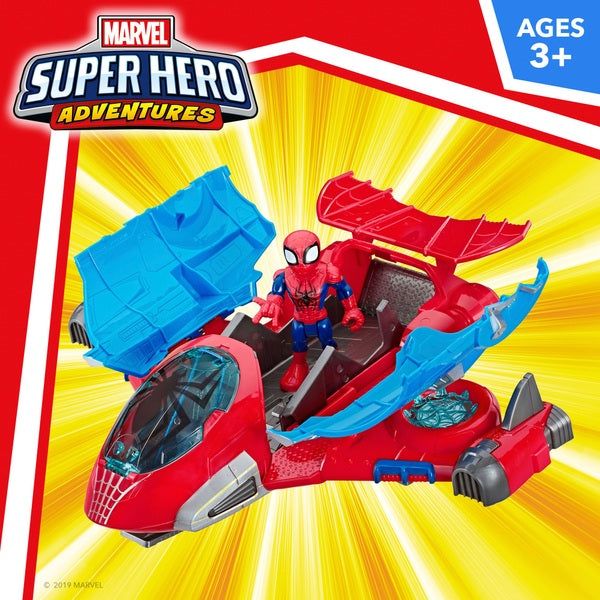 Playskool Heroes Marvel Spiderman Jetquarters