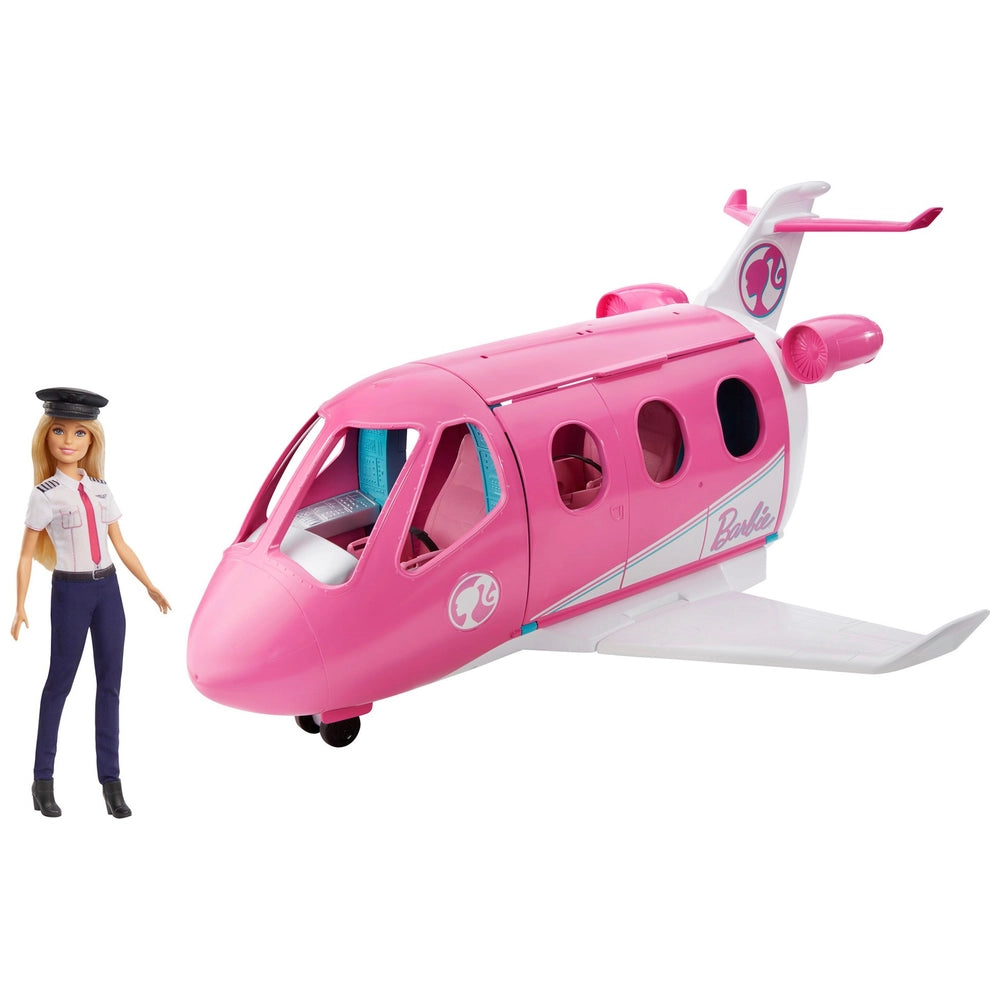 Barbie Dream Plane With Pilot Doll