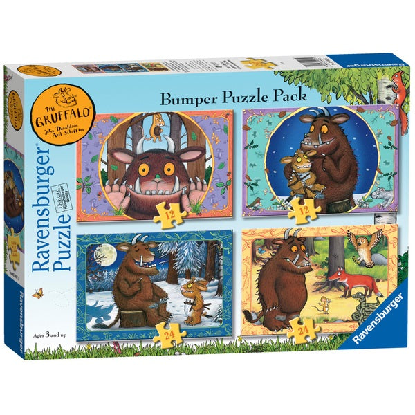 Ravensburger The Gruffalo 4 Pack Bumper Jigsaw Puzzle
