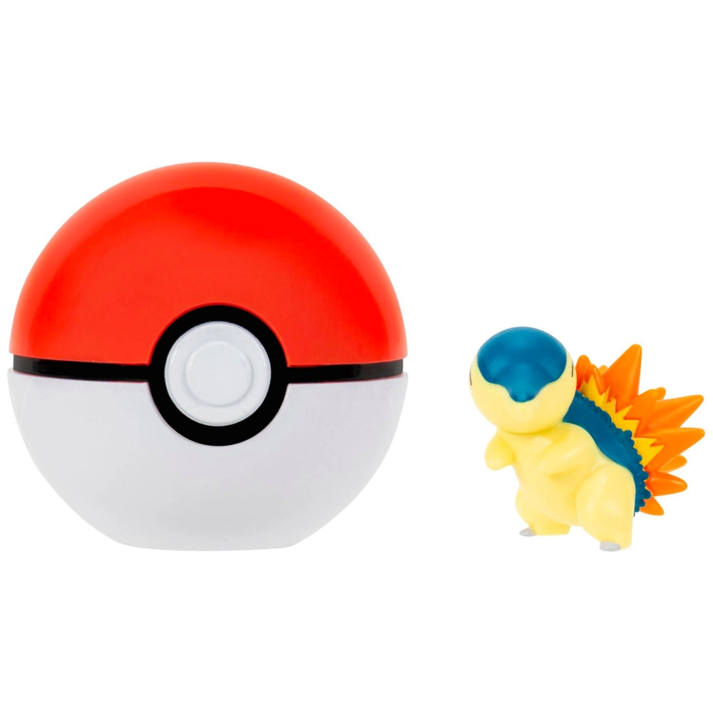 Pokémon Clip 'N' Go Poké Ball And Cyndaquil Battle Figure