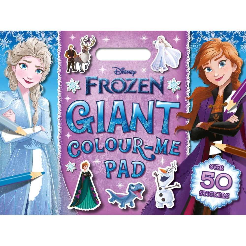 Disney Frozen 2 Giant Colour Me Pad Colouring Pages And Stickers Pad Assortment
