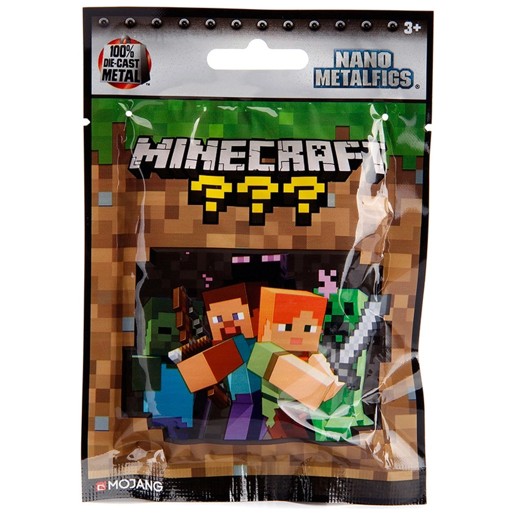 Minecraft Diecast Nano Figures 4Cm Blind Pack Assortment