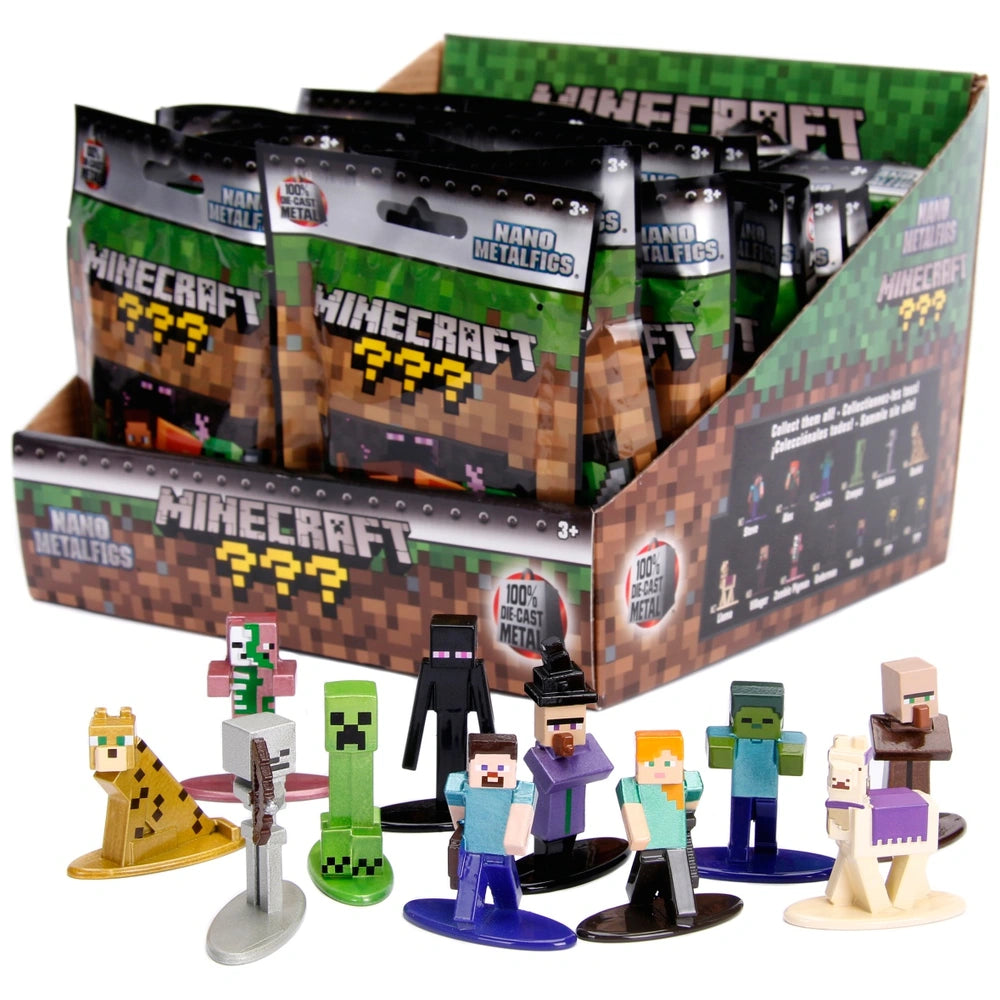 Minecraft Diecast Nano Figures 4Cm Blind Pack Assortment