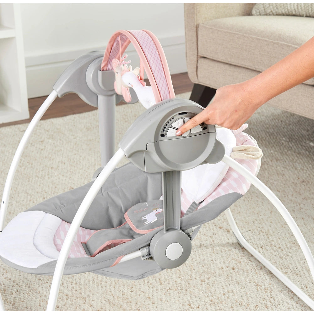 Ingenuity Comfort 2 Go Portable Baby Swing - Flora