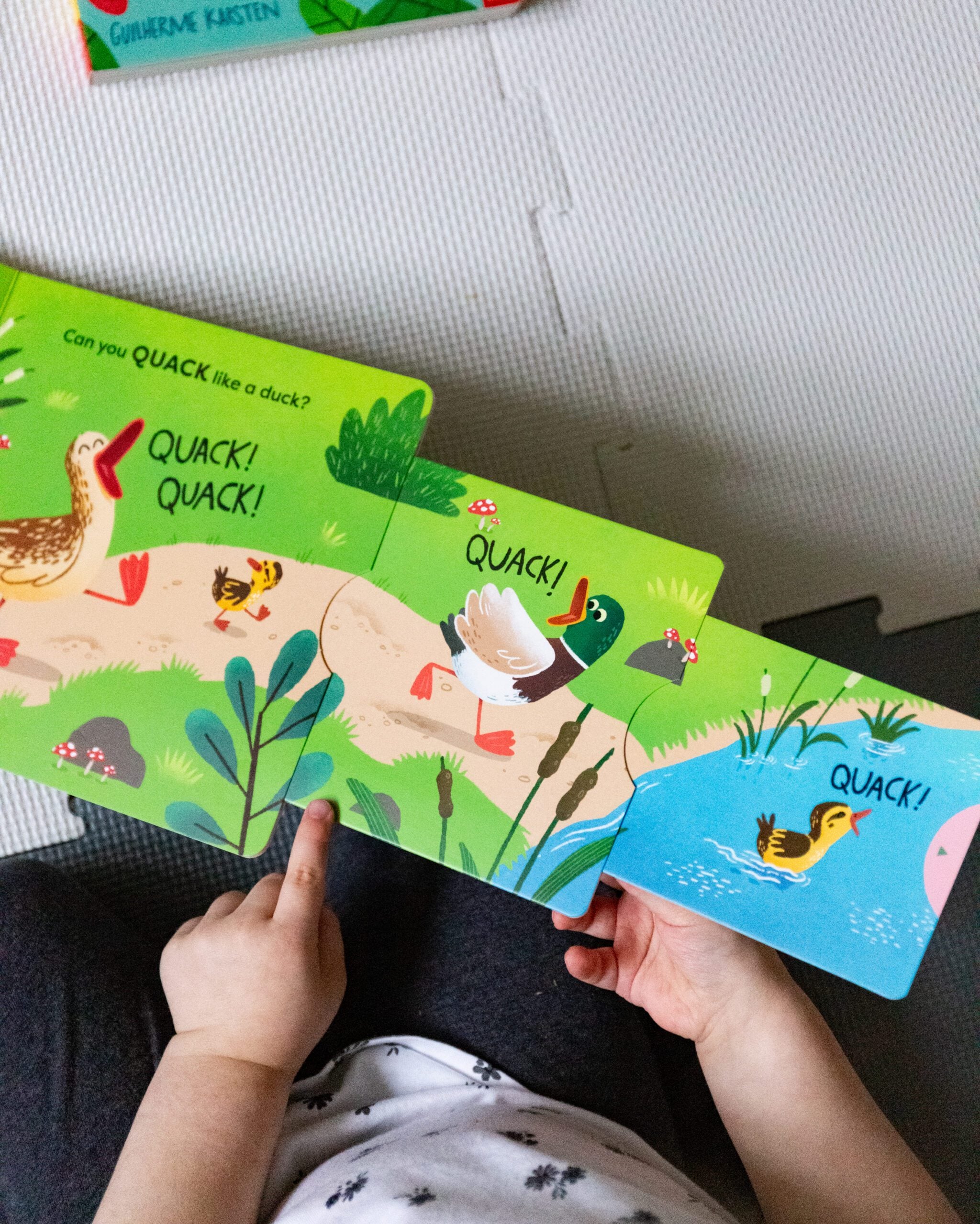 Animal Actions: Waddle Like A Duck Interactive Board Book