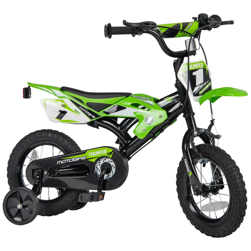 12 Inch Moto X Motocross-Style Bike Green