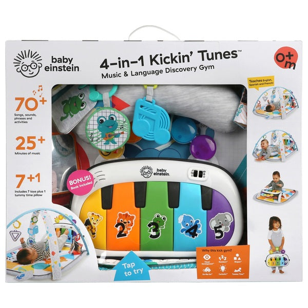 Baby Einstein 4-In-1 Kickin' Tunes Music And Language Discovery Gym
