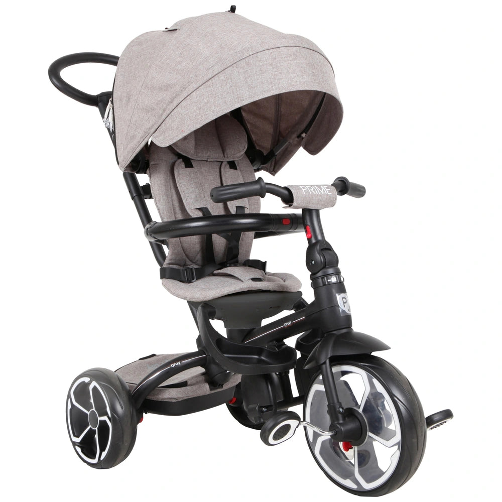 Q Play Prime 6-In-1 Trike Grey