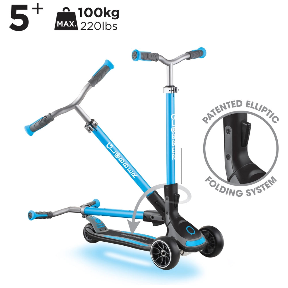 Globber Ultimate Lights Sky Blue Scooter