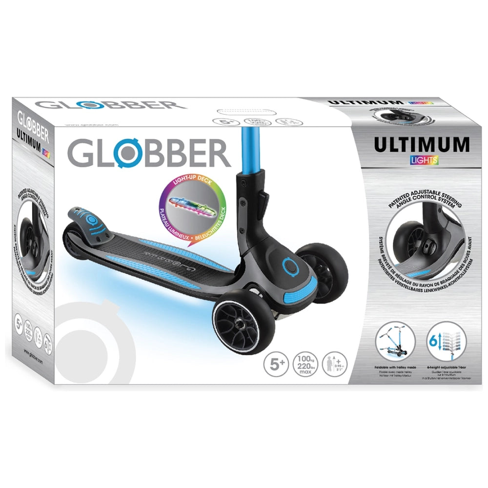 Globber Ultimate Lights Sky Blue Scooter