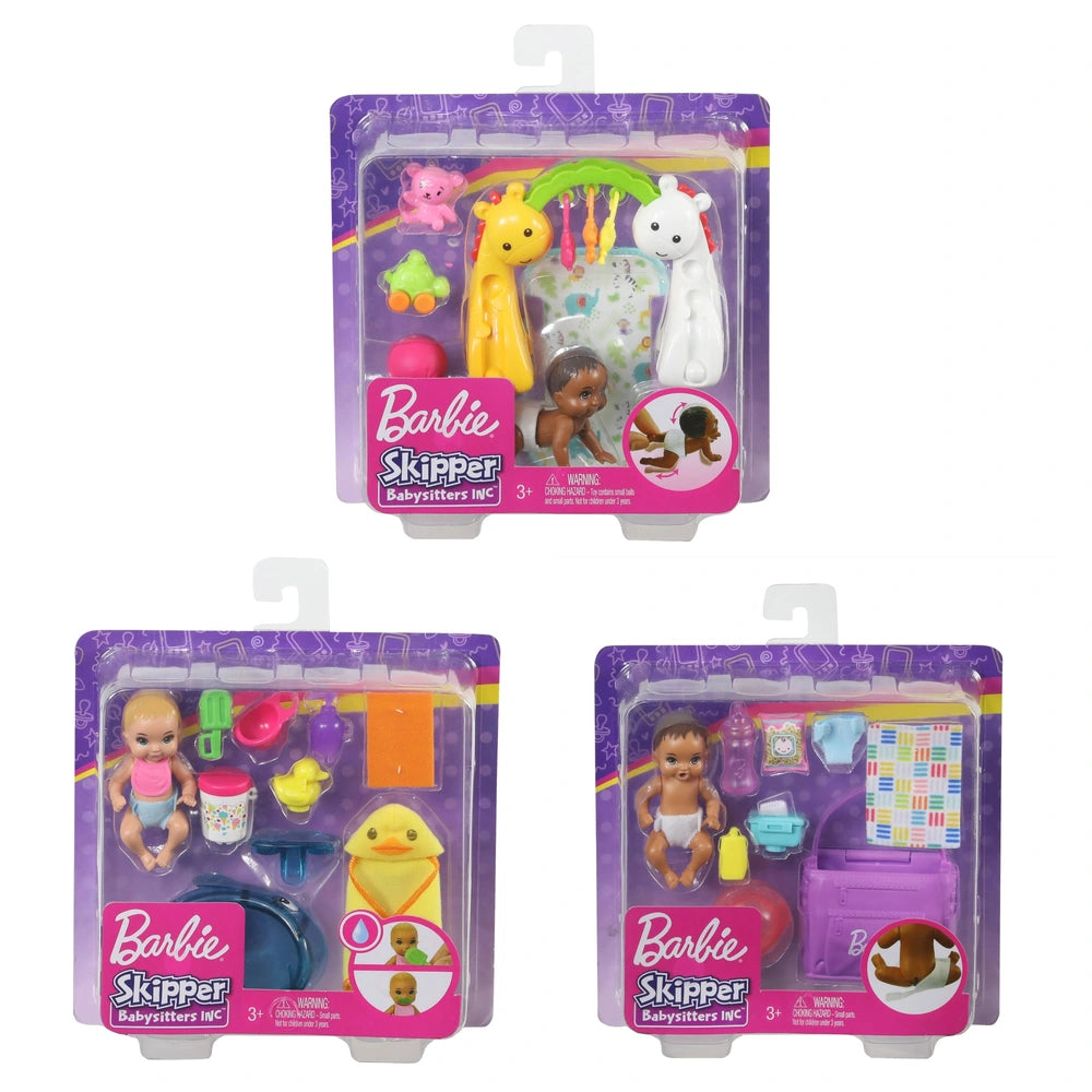 Barbie Skipper Babysitter Babies With Accessories Assortment