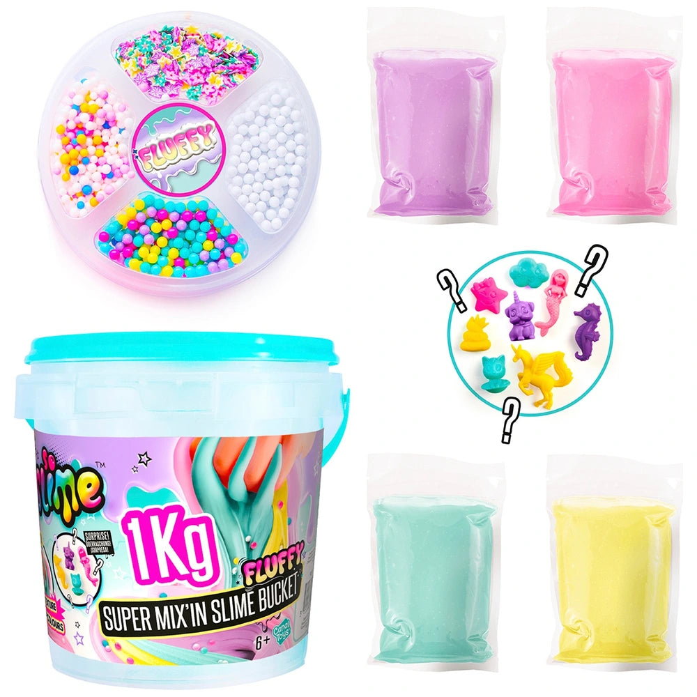 So Slime Mix'in Slime Bucket 1Kg Assortment