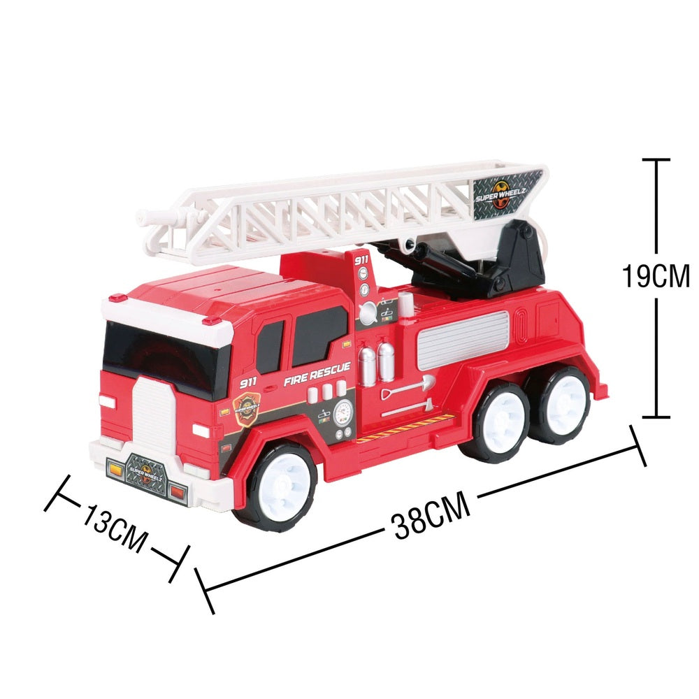 Super Wheelz Light And Sounds Fire Engine