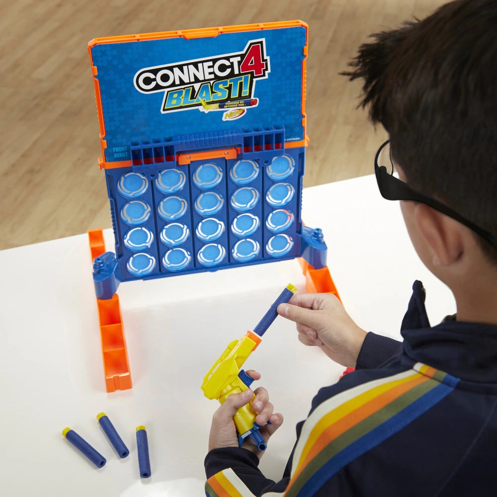 Connect 4 Blast! Game; Powered By Nerf