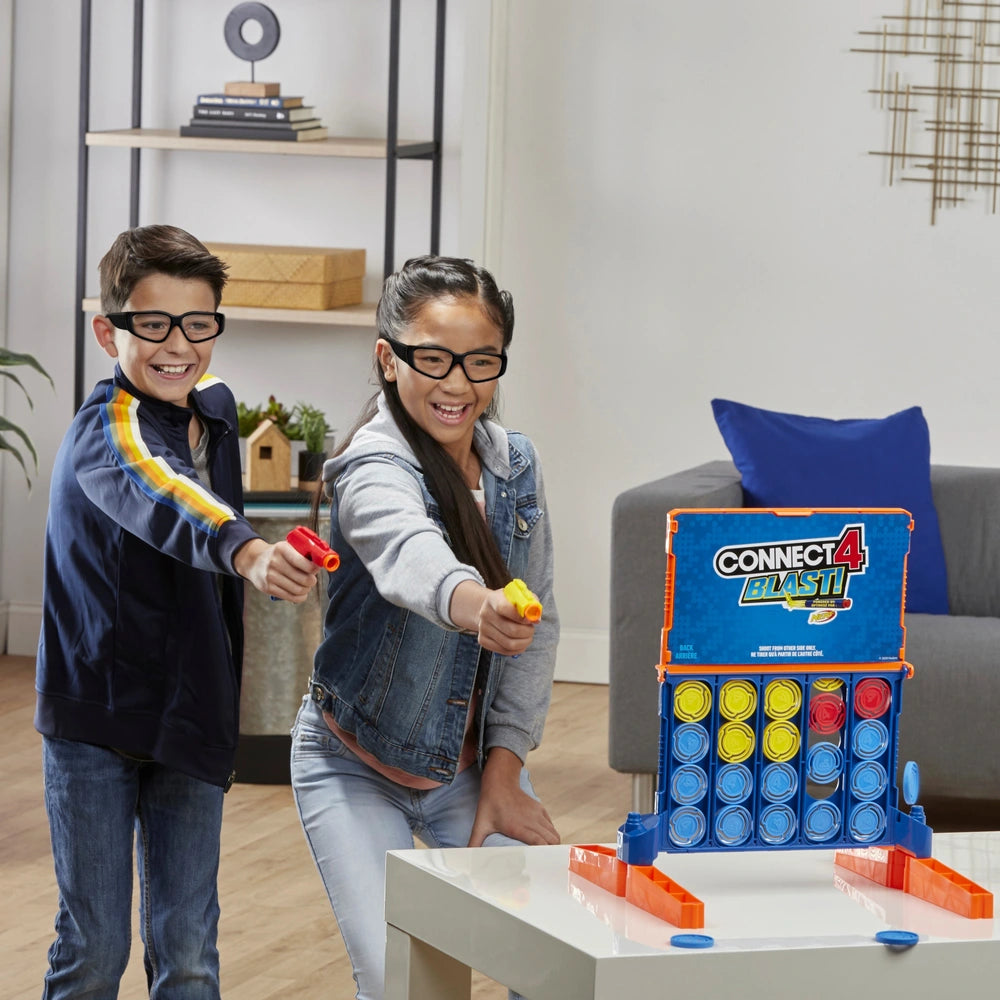 Connect 4 Blast! Game; Powered By Nerf