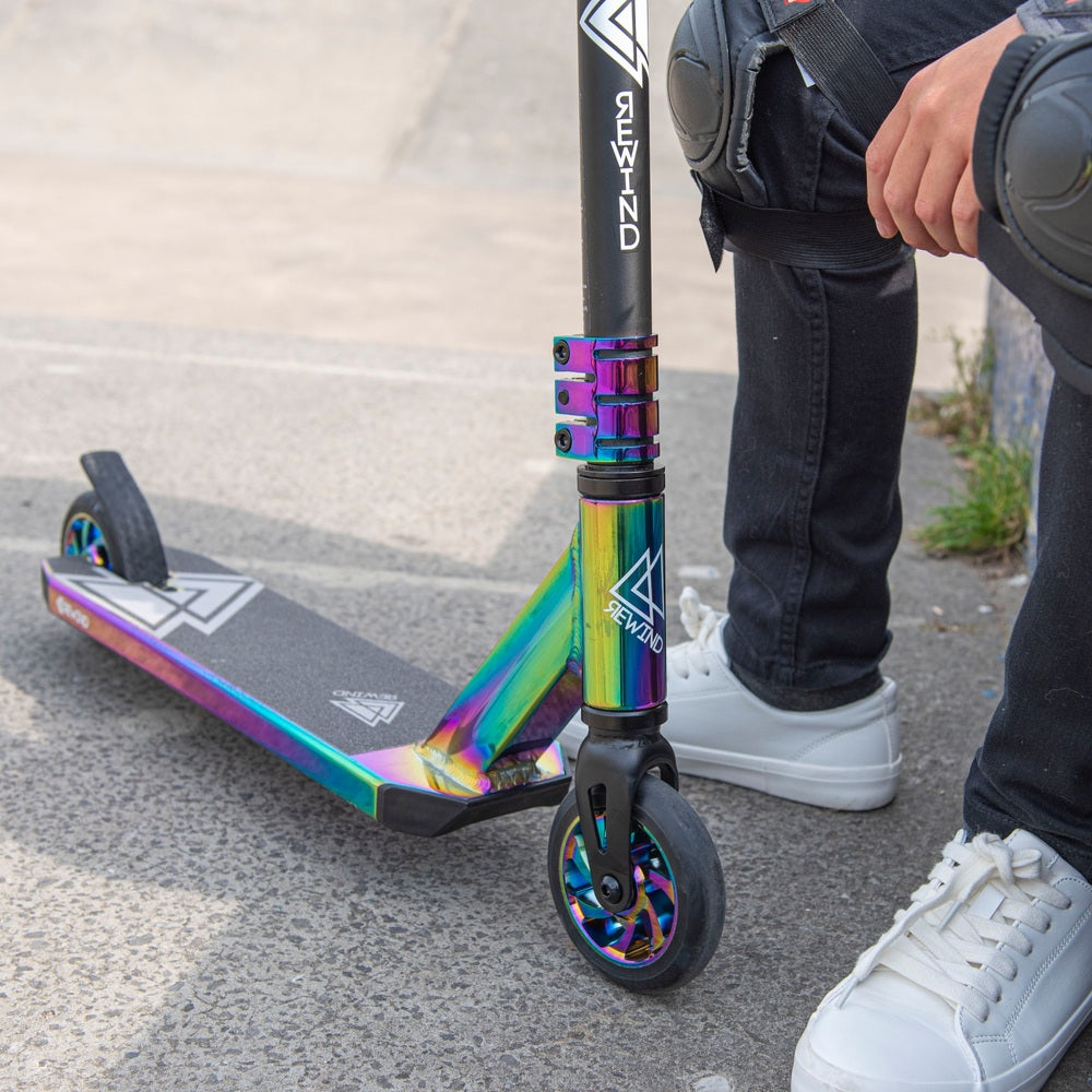 Rewind Neo Chrome Stunt Scooter