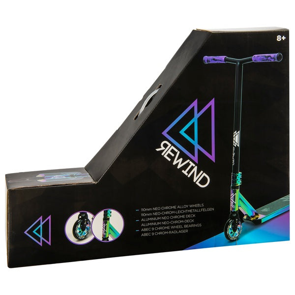 Rewind Neo Chrome Stunt Scooter