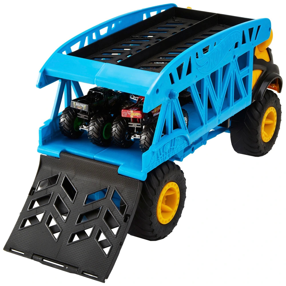 Hot Wheels Monster Mover And 3 Trucks Vehicle