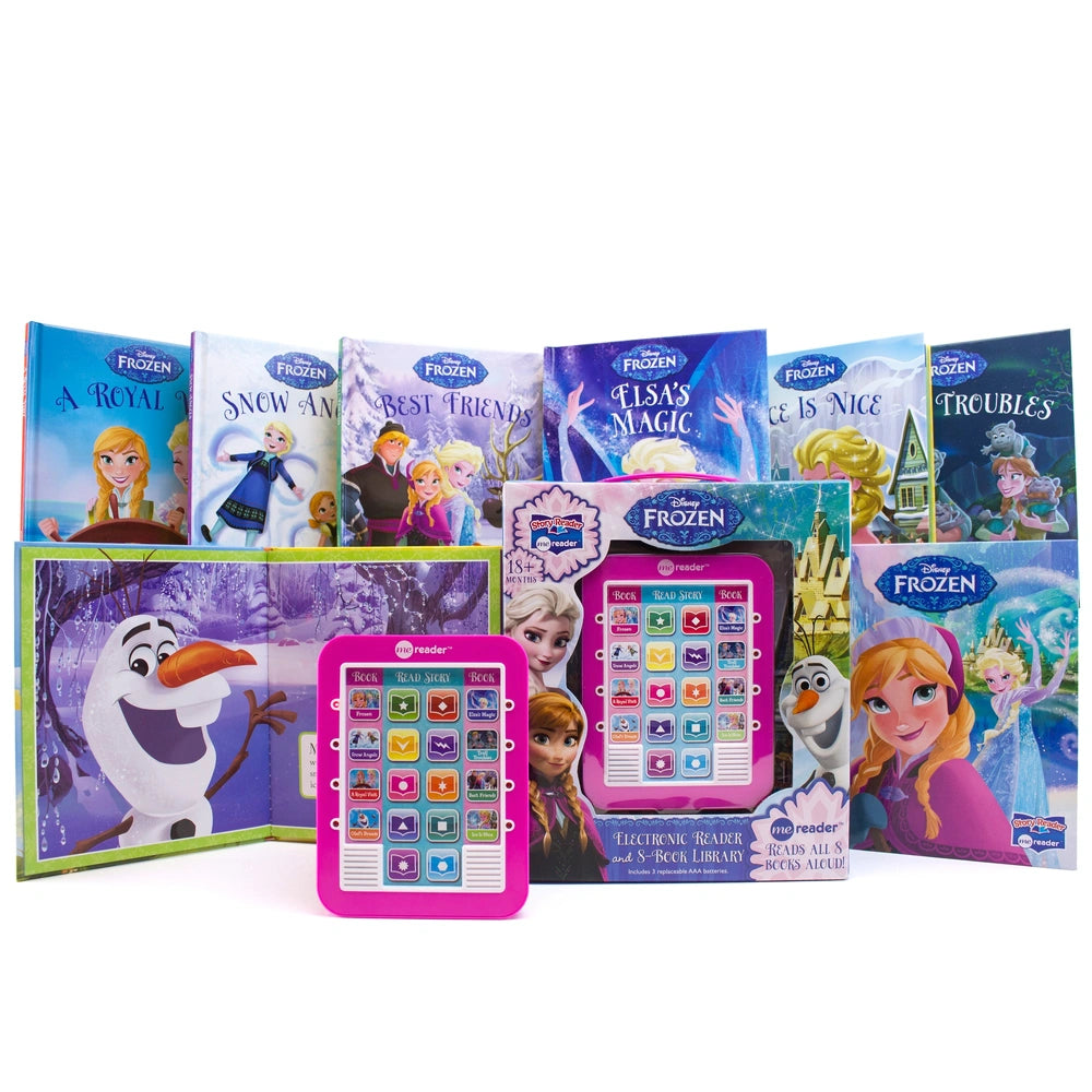 Disney Frozen Electronic Me Reader And 8 Book Library