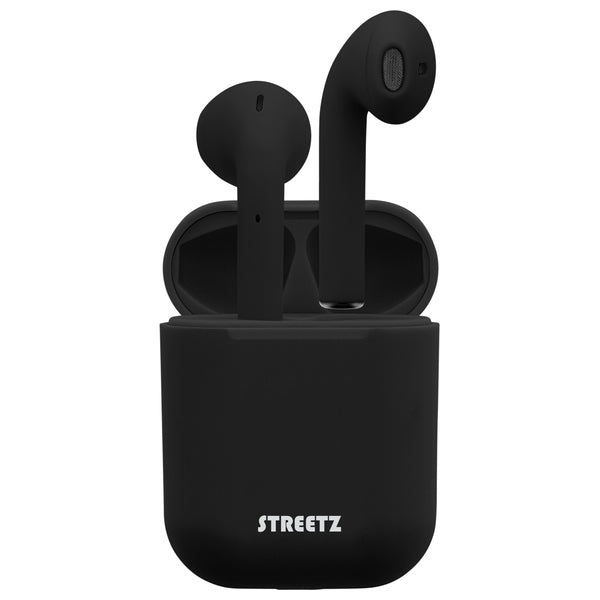 Streetz True Wireless Bluetooth Earbuds Black