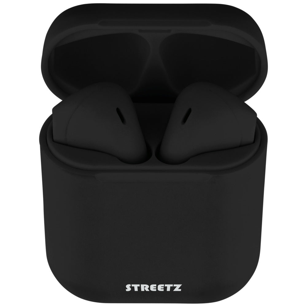 Streetz True Wireless Bluetooth Earbuds Black