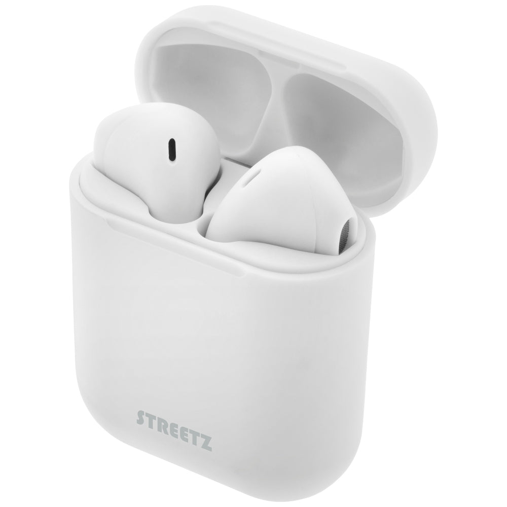 Streetz True Wireless Bluetooth Earbuds White