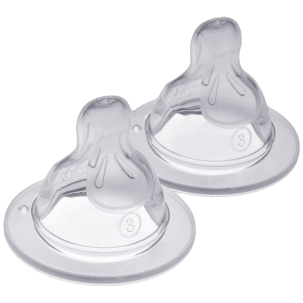 Mam Teat 3 Fast Flow 2 Pack 4 Months+