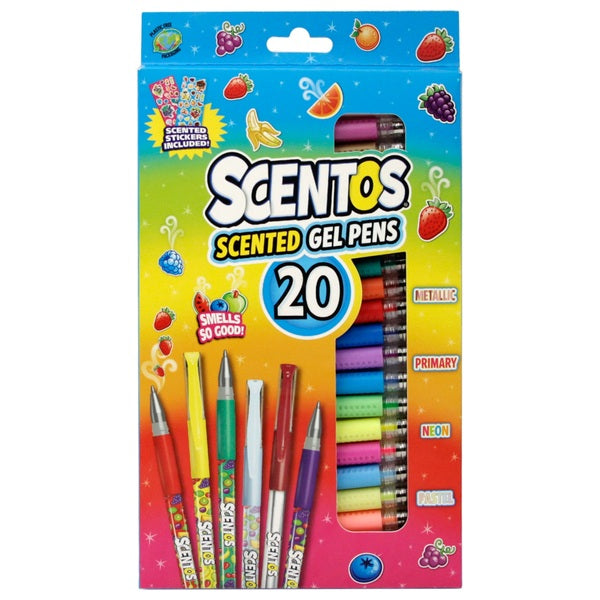Scentos Gel Pens 20 Pack