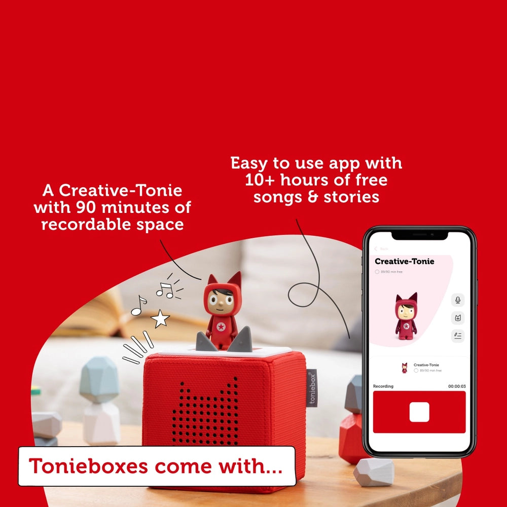Tonies Toniebox Red Starter Set