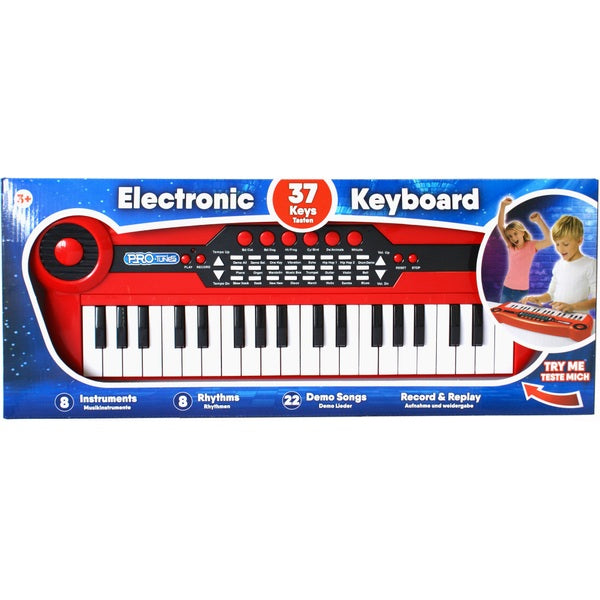 37 Key Electronic Keyboard Red