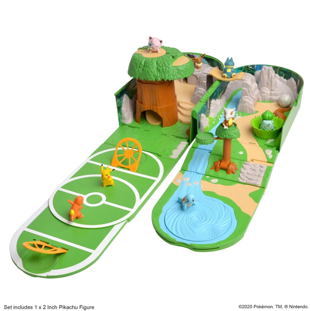 Pokémon Carry Case Playset  Battle Figures Kanto Region With Pikachu 30Cm