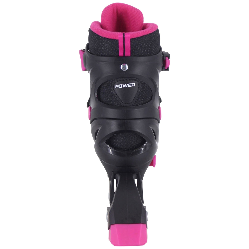 Adjustable Inline Skate Pink Black 12 - 1.5