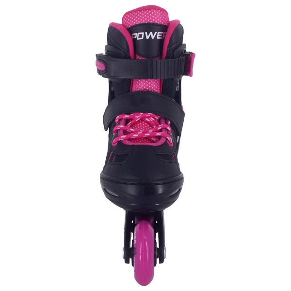 Adjustable Inline Skate Pink Black 5-7