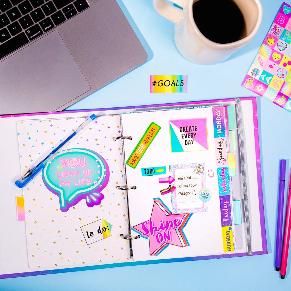 Just My Style Designer Sketchbook Diary Planner 1850+ Piece Set