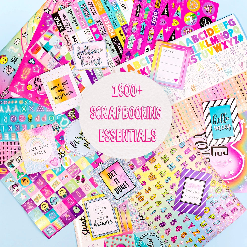 Just My Style Designer Sketchbook Diary Planner 1850+ Piece Set