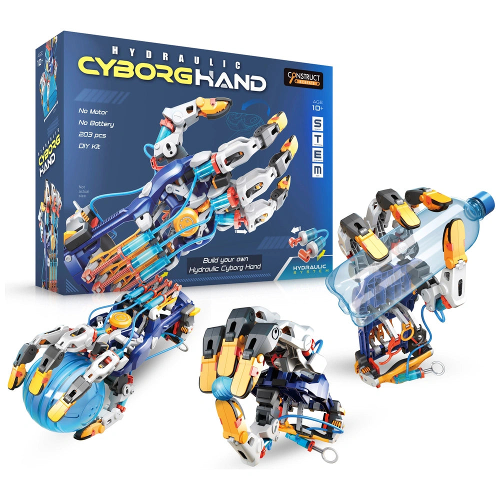 Construct And Create Hydraulic Cyborg Hand