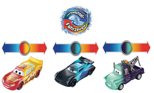 Disney Pixar Cars 1:55 Colour Change Cars Assortment