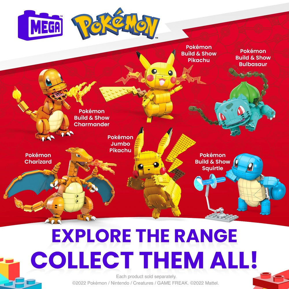 Mega Construx Pokemon Jumbo Pikachu