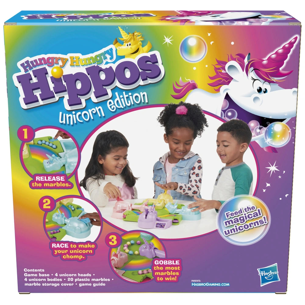 Hungry Hungry Hippos Unicorn Edition