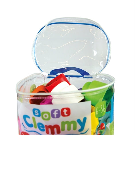 Clementoni Baby Soft Clemmy Sensory Baby Building Blocks 32 Pieces