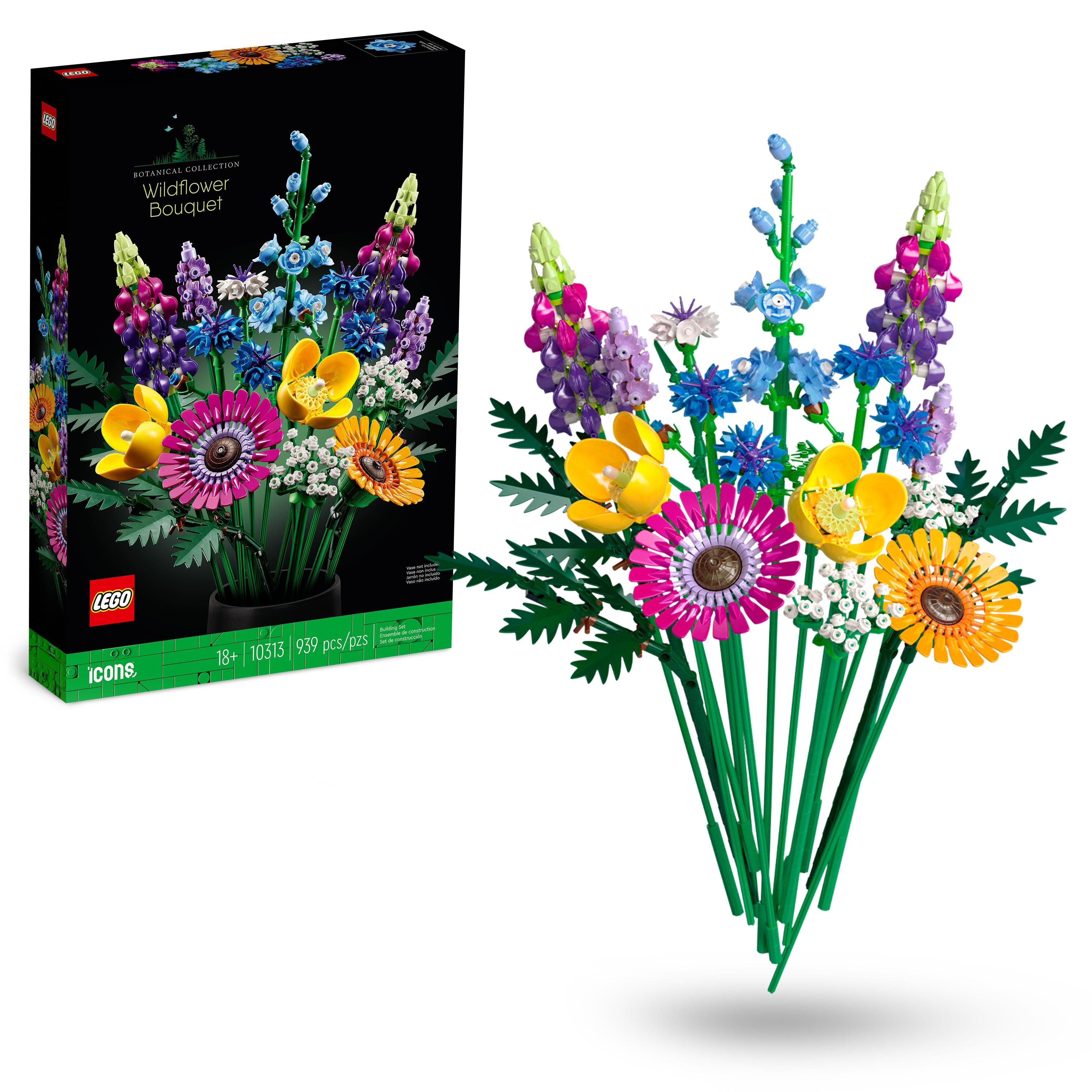 Lego® Botanical Wildflower Bouquet 10313 Building Set (939 Pieces)